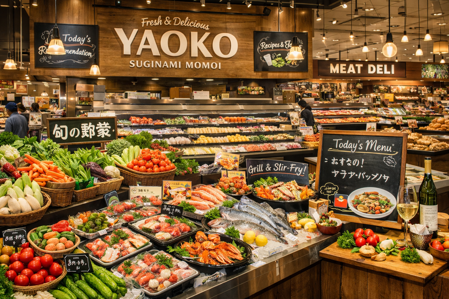 ヤオコー杉並桃井店 店内の様子