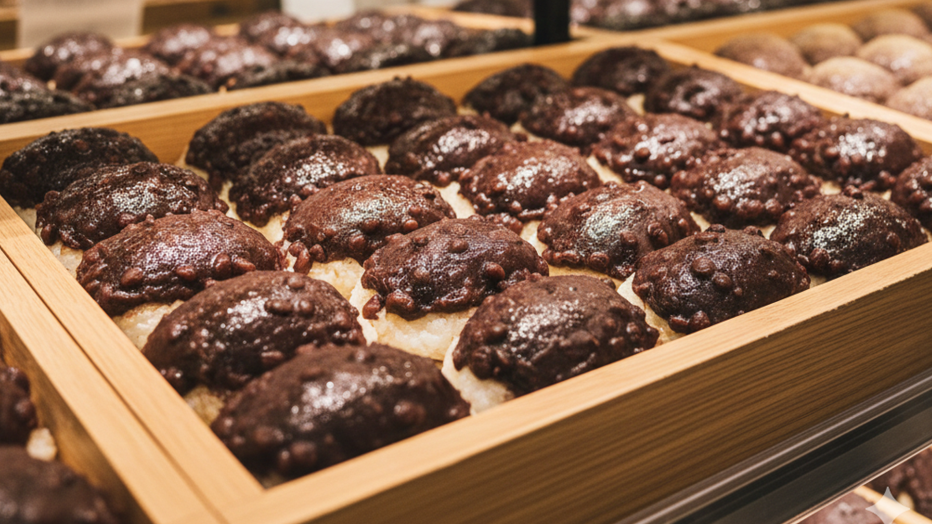 ヤオコー名物のおはぎと惣菜コーナー