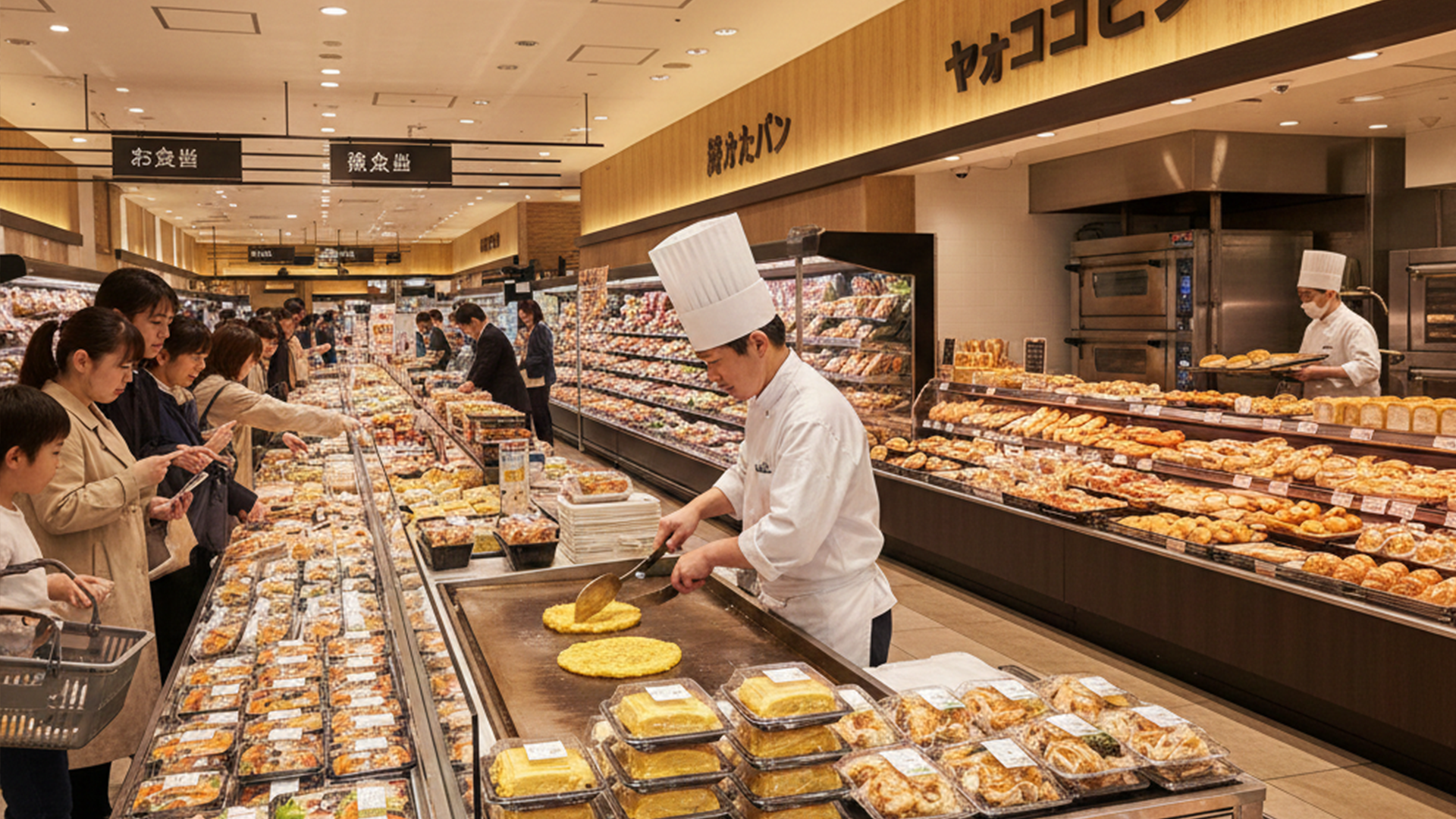 ヤオコー名物のお弁当コーナー